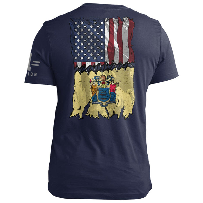 New Jersey Stitch Flag USA