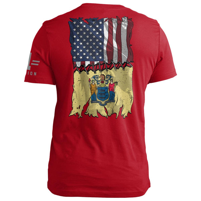 New Jersey Stitch Flag USA