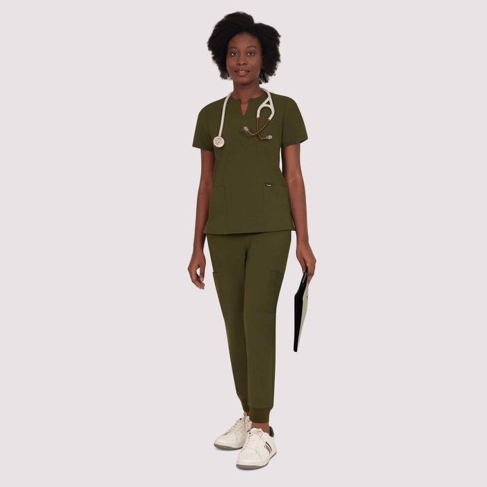Nexa Six-Pocket Scrub Top
