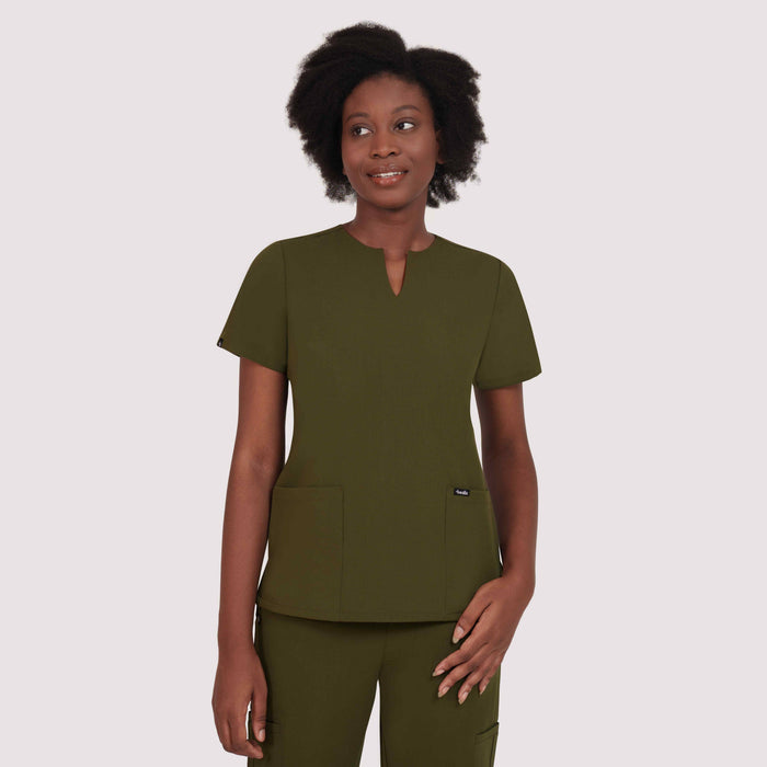 Nexa Six-Pocket Scrub Top