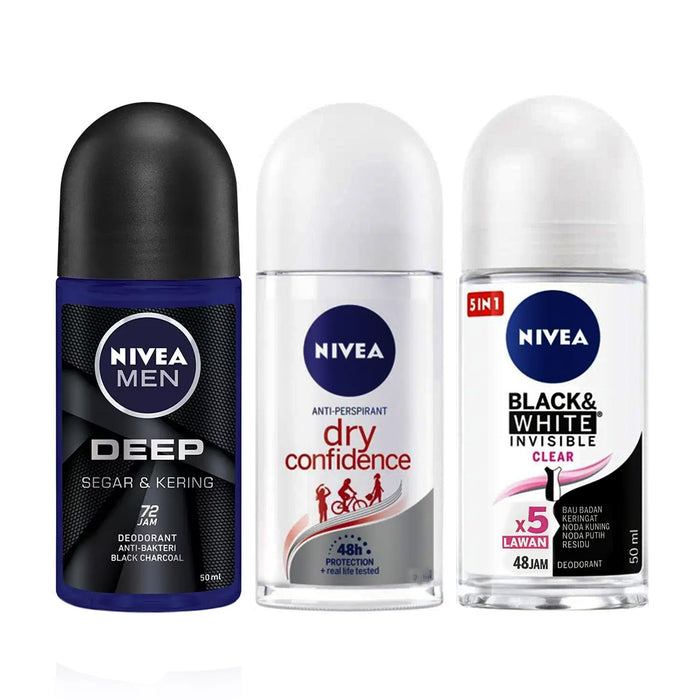 Nivea Roll On Deodorants 1.7oz/ 50ml - ikatehouse