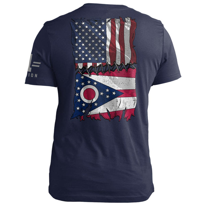 Ohio Stitch Flag USA