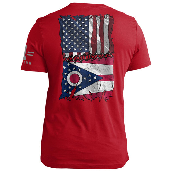 Ohio Stitch Flag USA