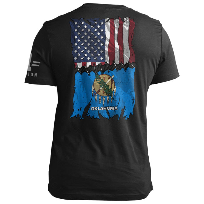 Oklahoma Stitch Flag USA