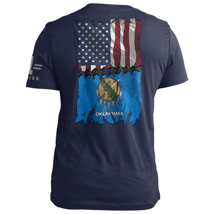 Oklahoma Stitch Flag USA
