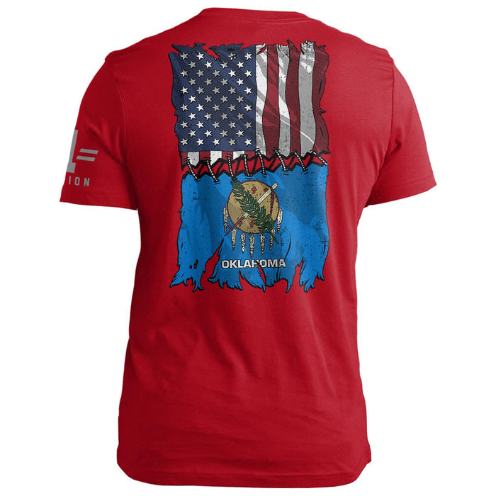 Oklahoma Stitch Flag USA