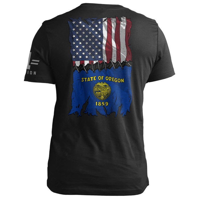 Oregon Stitch Flag USA