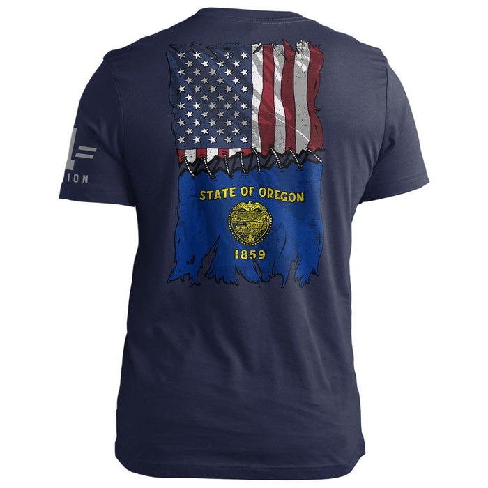 Oregon Stitch Flag USA