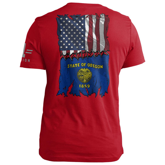 Oregon Stitch Flag USA