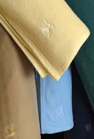 OXFORD MICROPLUSH FLEECE BLANKET / LIGHT BLUE / QUEEN