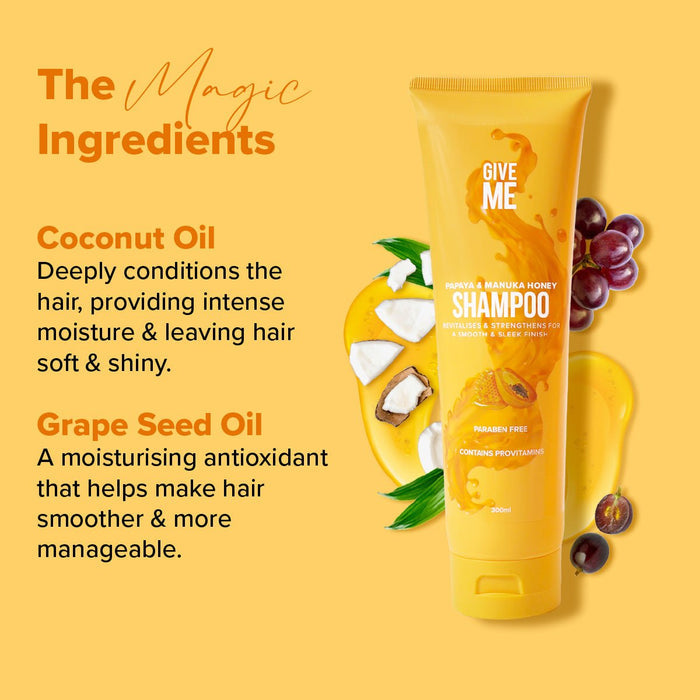 Papaya & Manuka Honey Shampoo - Give Me Cosmetics