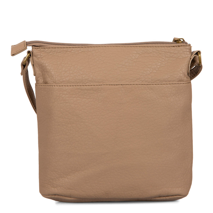 Pebbled N/S Crossbody Bag - Bentley