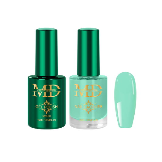 PEPPERMINT BADDIE - M175 - Gel + Lacquer Duo