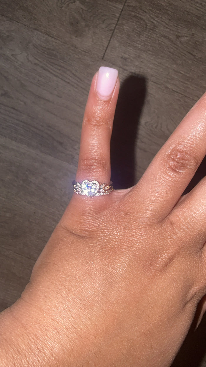 Petals & Promises Ring Set ✨🌸