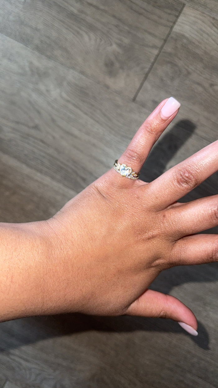 Petals & Promises Ring Set ✨🌸