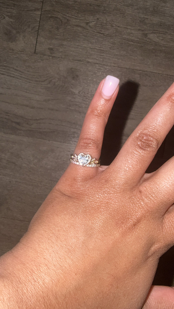 Petals & Promises Ring Set ✨🌸