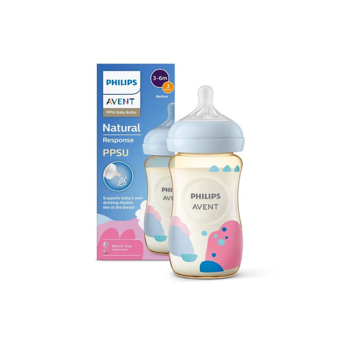 PHILIPS AVENT Philip Avent Natural Response Bottle PPSU 110oz/330ml | Isetan KL Online Store