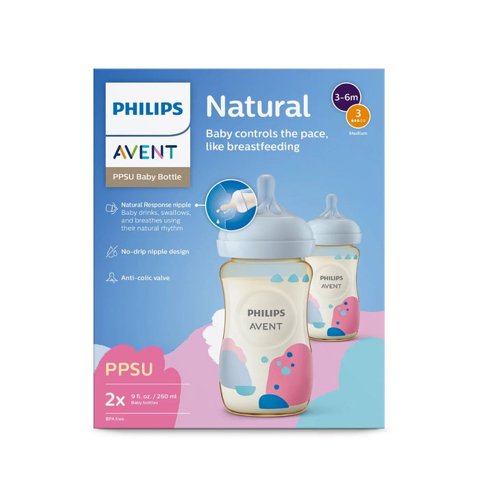 PHILIPS AVENT Philip Avent Natural Response Bottle PPSU 110oz/330ml | Isetan KL Online Store