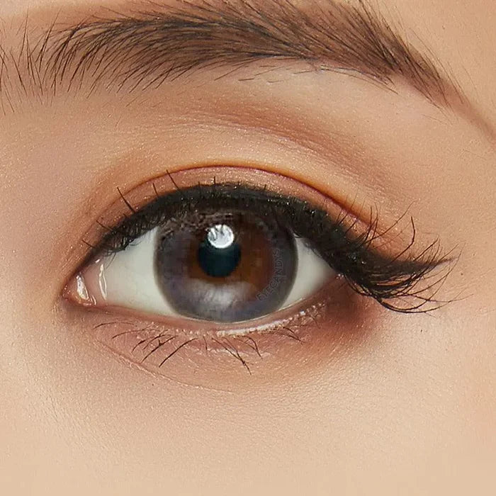 Pink Label Pearl Black Colored Contacts Circle Lenses - EyeCandys