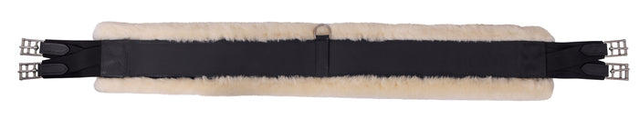 Platinum Leather Girth Removable Sheepskin backing