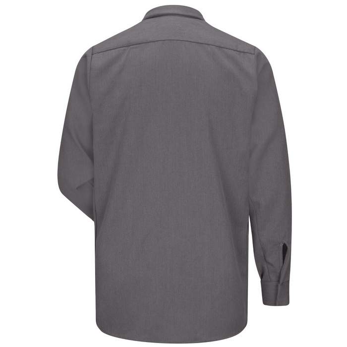 POCKETLESS CONCEALED-GRIPPER FR WORK SHIRT - GY-Grey | Bulwark SMS2