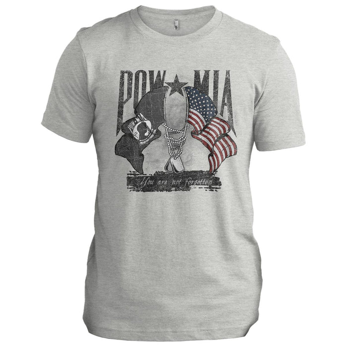 POW/MIA Flags Crossed