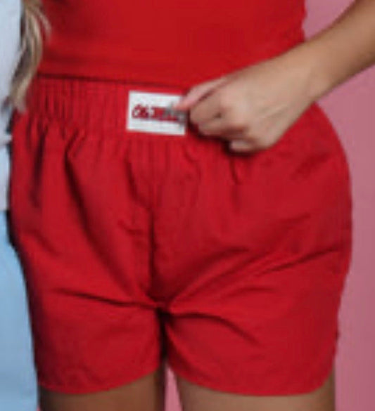 Preorder LM-Red Ole Miss Shorts