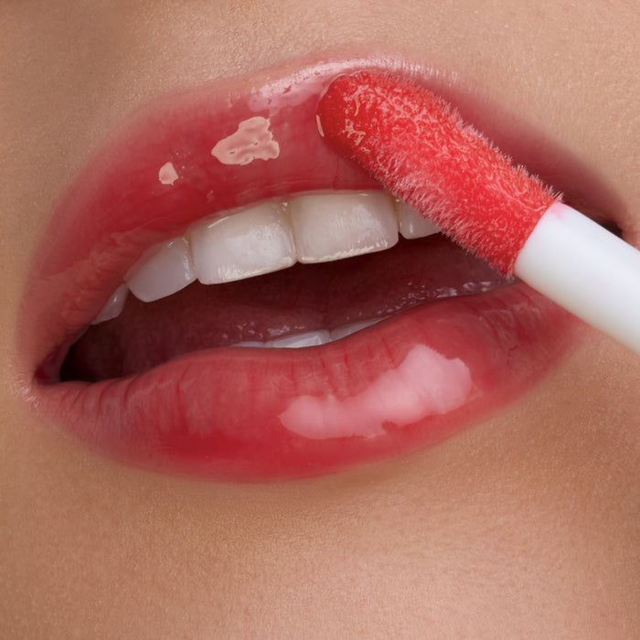 Press Pass | A Sheer Maraschino Cherry Lip Oil with a Glass Finish