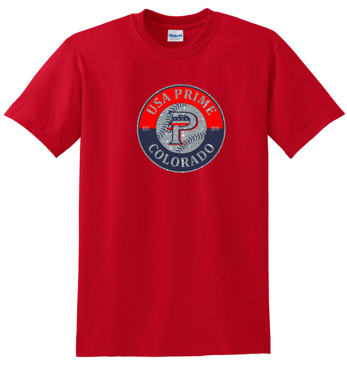 Prime Baseball Basic CIRCLE Tee- Matte or Glitter