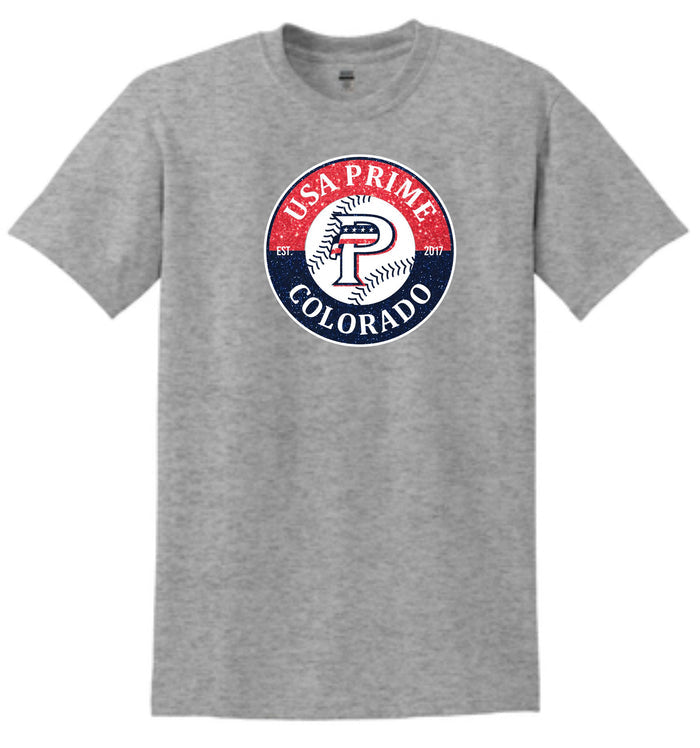 Prime Baseball Basic CIRCLE Tee- Matte or Glitter