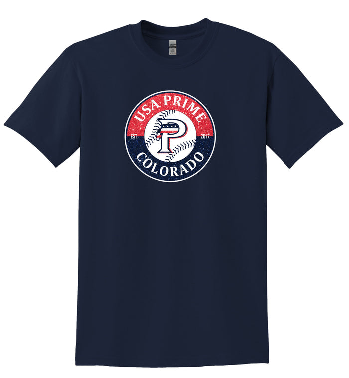 Prime Baseball Basic CIRCLE Tee- Matte or Glitter