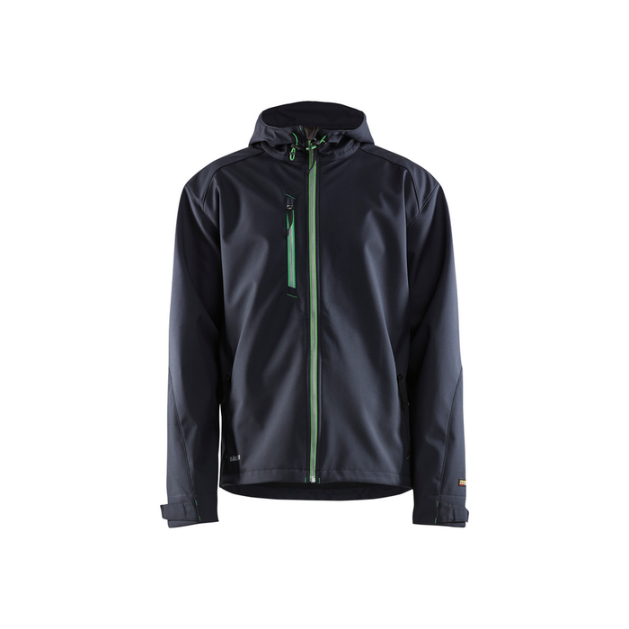 PRO SOFTSHELL JACKET - 8642-Dark Navy/Green | Blaklader 49392517