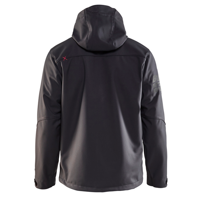 PRO SOFTSHELL JACKET - 9756-Dark Grey/Red | Blaklader 49392517