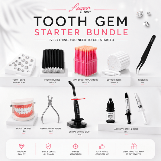 Tooth gem business starter kit with professional supplies