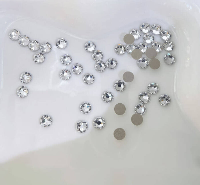Clear crystal tooth gems for professional application