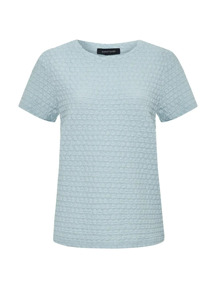 Pucker Up Perfect Tee | Blue Aura