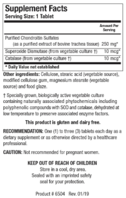 Purified Chondroitin Sulfates by Biotics Research