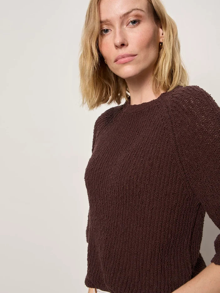 Raglan Sweater Tee | Rich Soil