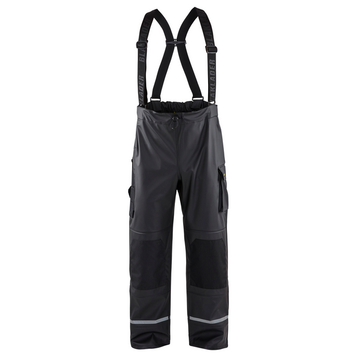 RAIN PANTS WITH REFLECTIVE DETAIL - 9900-Black | Blaklader 13872003