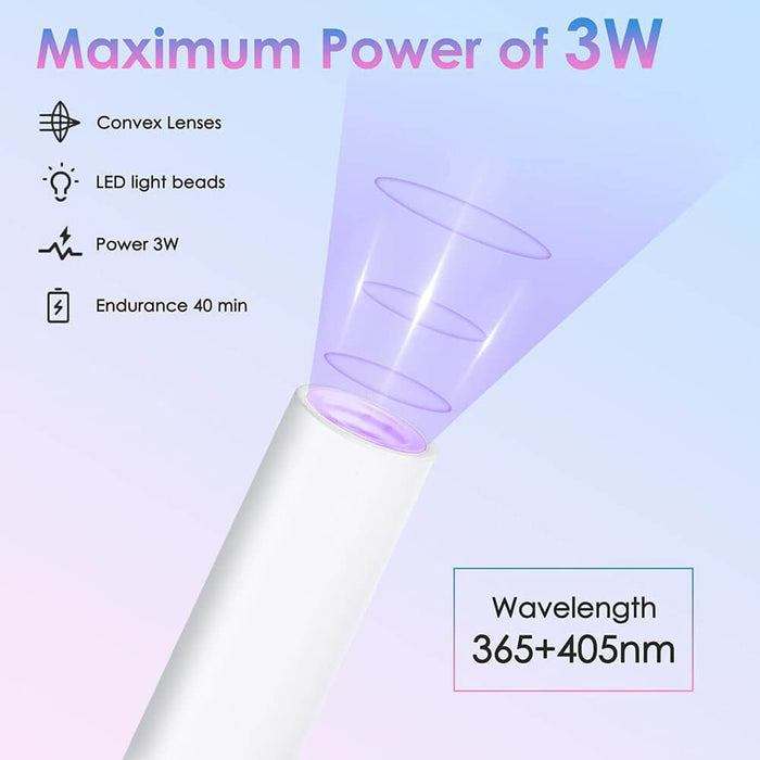RARJSM ®Handheld UV Light for Gel Nails