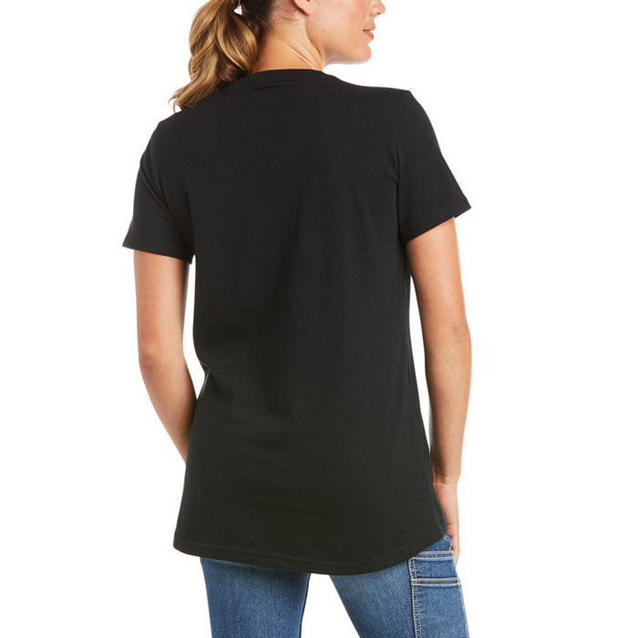 REBAR COTTON STRONG SHORT-SLEEVE T-SHIRT - 001-Black | Ariat 10035413