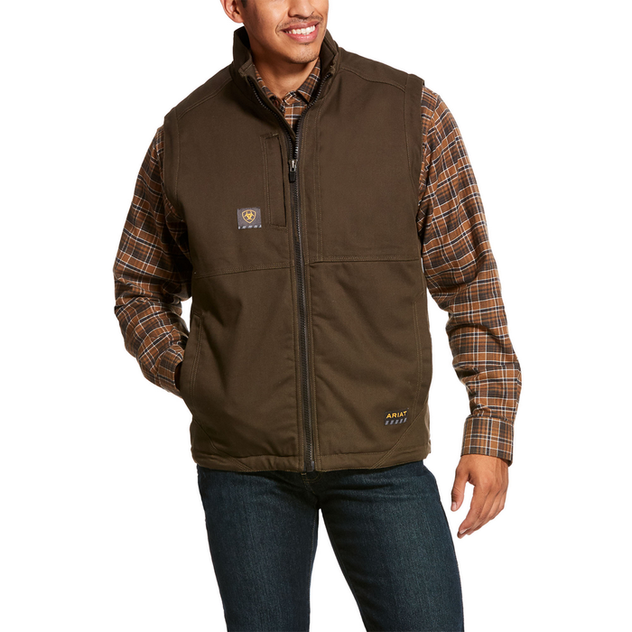 REBAR DURACANVAS VEST - 200-Brown | Ariat 10027851