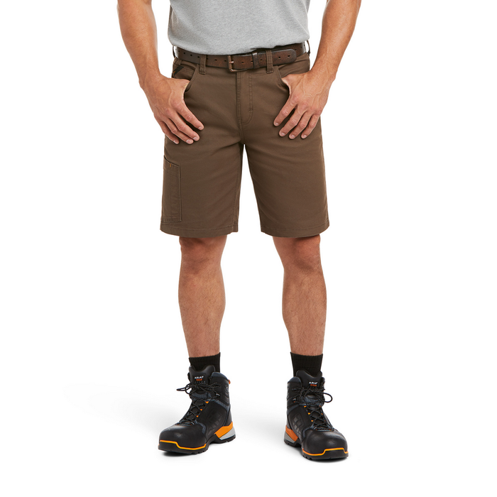 REBAR DURASTRETCH MADE TOUGH SHORT - 200-Brown | Ariat 10034623