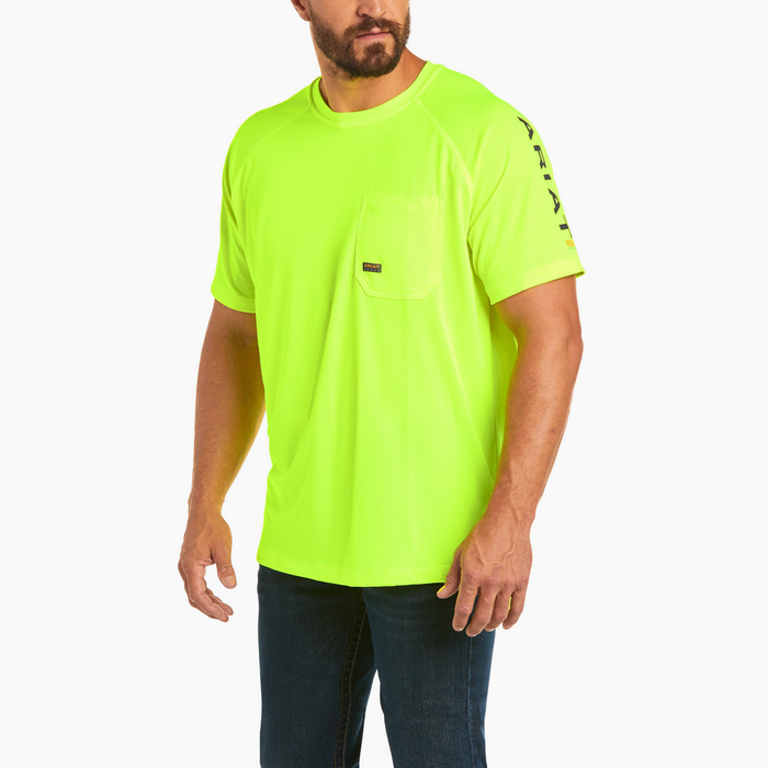 REBAR HEAT FIGHTER SHORT-SLEEVE T-SHIRT - 300-Green | Ariat 10031037