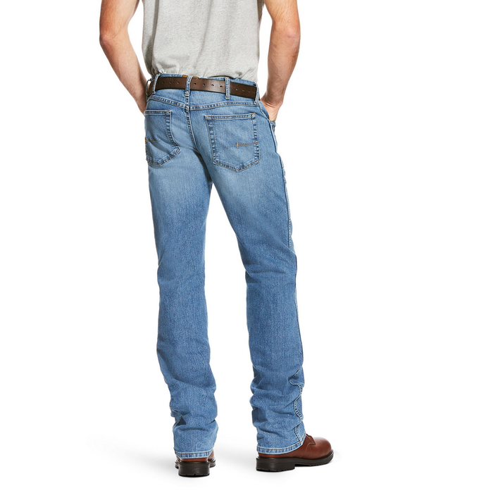 REBAR M4 DURASTRETCH BASIC BOOT WORK JEAN - 400-Blue | Ariat 10021854