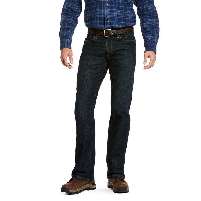 REBAR M4 DURASTRETCH BASIC STACKABLE JEAN - 400-Blue | Ariat 10027734