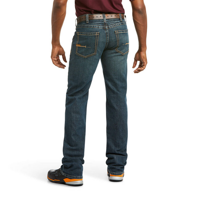 REBAR M5 DURASTRETCH EDGE STACKABLE STRAIGHT JEAN - 429-Indigo | Ariat 10016222