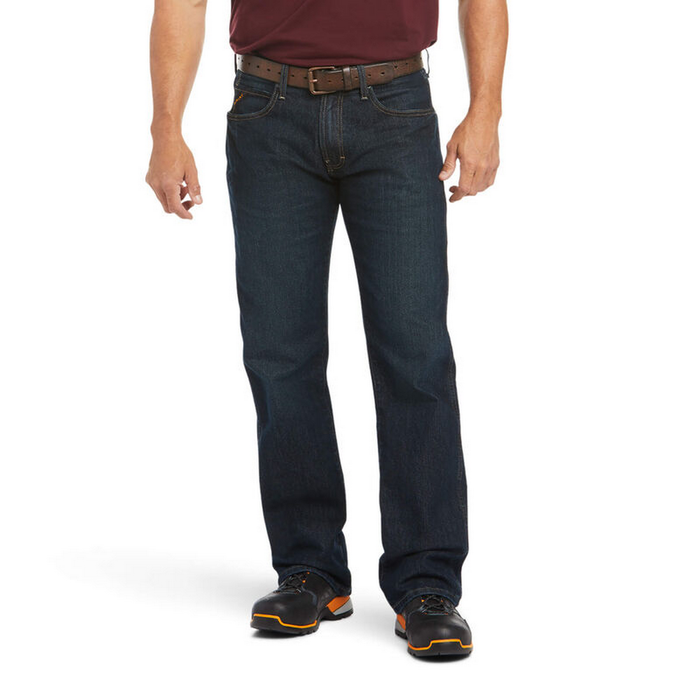 REBAR M5 DURASTRETCH STACKABLE STRAIGHT JEAN - 429-Indigo | Ariat 10016223