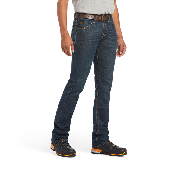 REBAR M7 SLIM DURASTRETCH STRAIGHT JEAN - 400-Blue | Ariat 10034628