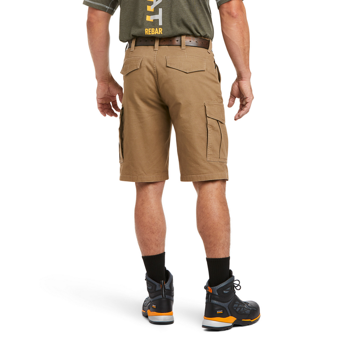 REBAR MADE TOUGH CARGO SHORTS - 250-Beige/Khaki | Ariat 10034680